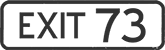 Exit 73 Logo